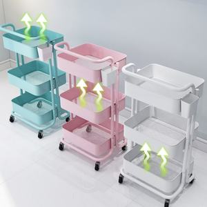 Chariot de coiffure à prix d'usine pour salon, chariot de pédicure avec roulettes, en bois, pour salle de bain - Product Image 3