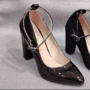 Chaussures pour femmes, sandales à talons hauts avec bride à la cheville, pointures 36-40, fabriquées en Turquie - Product Image 1