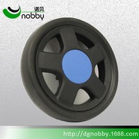 Roue de poussette de 5 pouces, roue en plastique EVA pour poussette de bébé