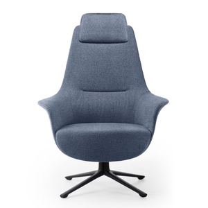 <span class=keywords><strong>Fauteuil</strong></span> de détente à dossier haut de style nordique 360 °   <span class=keywords><strong>Fauteuil</strong></span> pivotant en <span class=keywords><strong>tissu</strong></span> avec appui-tête <span class=keywords><strong>pour</strong></span> salon, bureau, réception - Product Image 2
