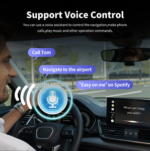 กล่องสตรีมมิ่งมัลติมีเดียในรถยนต์แบบไร้สาย Carplay Android Auto 2 in 1 ดองเกิล USB Carplay อะแดปเตอร์ Carplay ไร้สายสำหรับ Apple ZC12A - Product Image 4