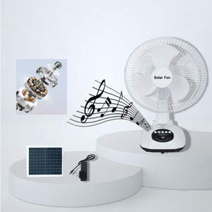 Ventilateurs solaires rechargeables personnalisés en gros pour le camping, mini ventilateurs portables USB à moteur solaire pour la maison, intérieur/extérieur T98 - Product Image 6