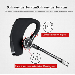 Casque sans fil V8s à vente chaude en gros, commande vocale, écouteurs mains libres, écouteurs stéréo avec crochet d'oreille, casque professionnel avec micro - Product Image 5