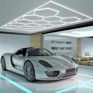 Suez Fabriek Verkoop Zeshoekige Garage Led Licht Custom Garage Verlichting Hoge Lichtheid Carwash Lichten - Product Image 3