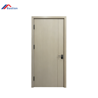 Puerta Interior de Madera Sólida Posmoderna con Acabado Personalizado en Color para Oficina y Patio