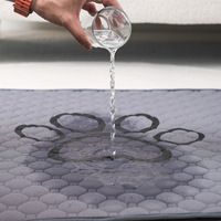 Tapis à langer pour animaux de compagnie, antidérapant, à motifs de dessins animés, lavable en machine et réutilisable, disponible en plusieurs tailles, vente en gros