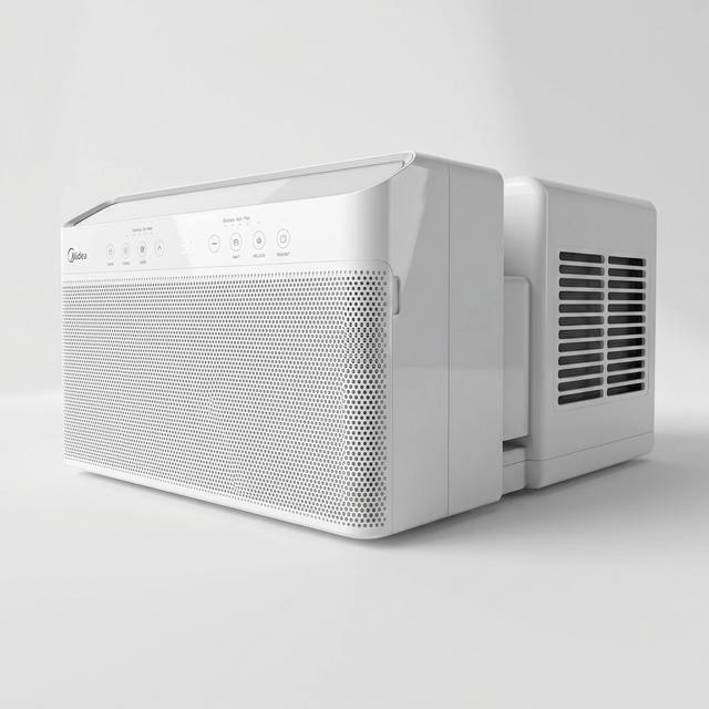 Energy Star Midea U Window Air Conditioner 8k 10k 12k BTU Full Inverter Smart AC with WiFi App Voice Control
