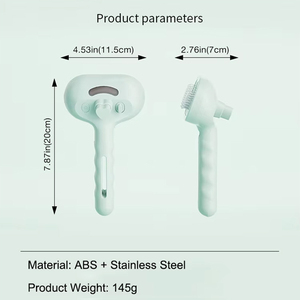 Cepillo para Mascotas 3 en 1 con Vaporizador, Cepillo para Mascotas Tipo Spray, Eliminación de Pelo Anti-vuelo, Peine de Masaje Antiestático, Cepillo para Aseo de Perros y Gatos - Product Image 3