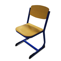 Chaise de formation commerciale de style moderne, pliable et réglable en hauteur, avec tablette d'écriture, en métal, pour mobilier scolaire