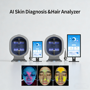 Analyseur <span class=keywords><strong>de</strong></span> peau intelligent <span class=keywords><strong>nouvelle</strong></span> génération avec écran 3D, scanner et diagnostic facial - Product Image 1