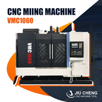Centro de Mecanizado Vertical CNC VMC1060 de 3 Ejes con un Solo Husillo BT40, Control GSK y Recorrido de 1100x600x600