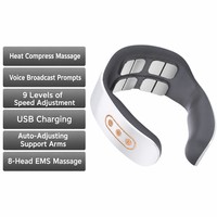 Appareil de massage cervical, machine de massage domestique, dispositif de soutien du cou, appareil de massage dorsal, chauffage rechargeable pour le cou