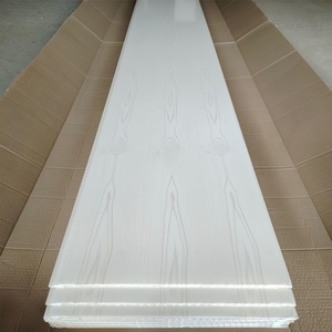 Paneles de <span class=keywords><strong>PVC</strong></span> con Ranuras Centrales Cromadas Blancas Brillantes de Buena Calidad, Lámina de Estampado <span class=keywords><strong>en</strong></span> Caliente para Techo Falso para Nigeria - Product Image 4