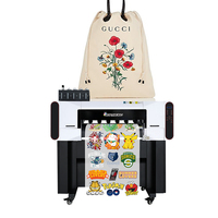 Graphking 70cm A2 tamaño 4 Uds I1600 I3200 cabezas DTF impresora impresión camiseta ropa con máquina plotter de polvo tembloroso
