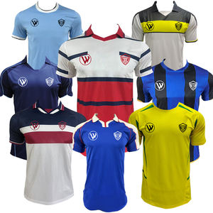 サッカーTシャツレトロクラシックサッカージャージデジタル印刷トップスポーツ - Product Image 3