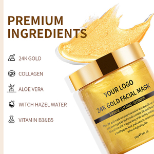 OEM al por mayor 24K oro colágeno máscara facial natural antienvejecimiento blanqueamiento orgánico colágeno <span class=keywords><strong>huevo</strong></span> máscara facial - Product Image 4