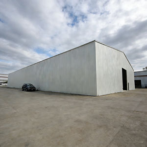 कम कीमत आधुनिक पूर्व-इंजीनियरिंग डिजाइन हल्के स्टील संरचना गोदाम भवन 3 डी मॉडल के साथ - Product Image 2