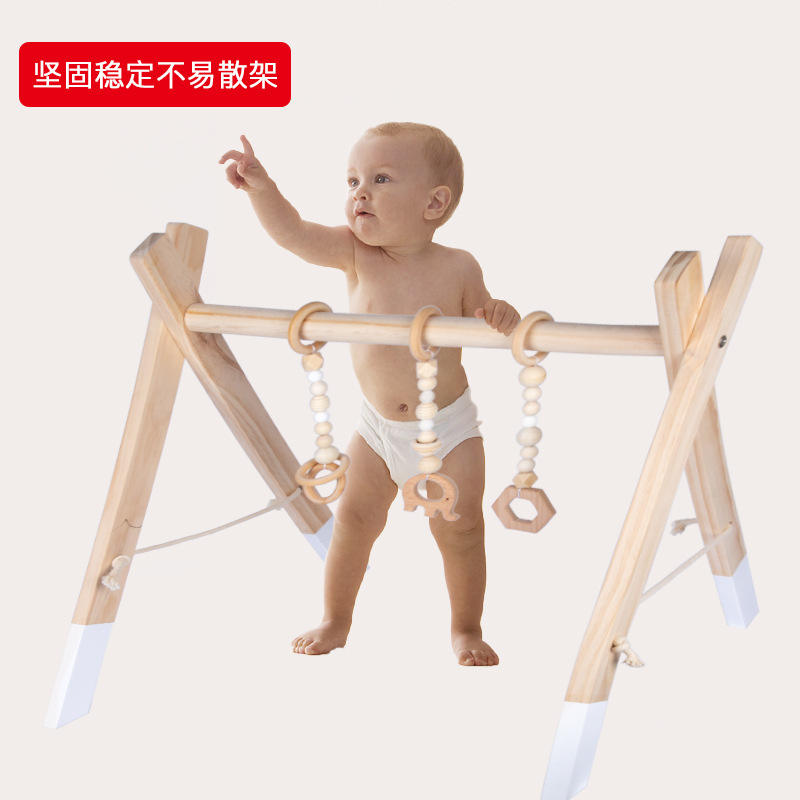 INS-Cuadro de gimnasio de madera de dibujos animados nórdicos para - Main Image