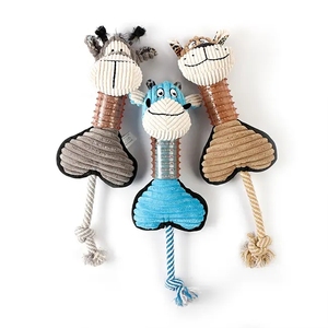 Çevre dostu Pet peluş köpek oyuncaklar her türlü dayanıklı sevimli hayvanlar çiğnemek eğitim diş çıkarma köpek oyuncak - Product Image 2