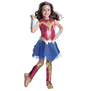 Costumes de cosplay pour enfants Justice League Aquaman Black Bat Super Flash Wonder Woman Tenues de fête 8-13 ans Costume de scène standard - Product Image 2