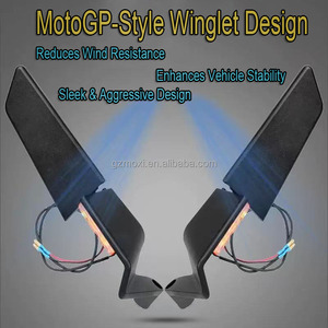 Nouveaux rétroviseurs latéraux MOXI pour <span class=keywords><strong>moto</strong></span> avec éclairage LED, côté droit, pour Yamaha, en alliage d'aluminium CNC, accessoires modifiés - Product Image 4