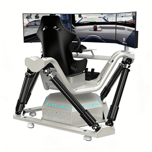 Nuovo Design Moderno di Simulatore di Guida con Cockpit Elegante e Sistema Idraulico, con Ritagli Geometrici per un Look Industriale e <span class=keywords><strong>Sportivo</strong></span> - Product Image 2
