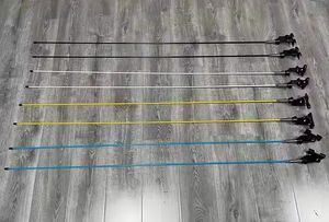 DA1 Colorful Red Black White Blue Yellow 1m 1.5m 2m Mobile Car <b>Dummy</b> Decorative Flagpole Antenna - Product Image 5