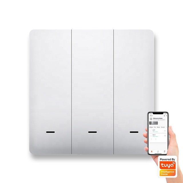 UK Zigbee Wireless Scene Switch One-Key Smart Home Controller Tuya Smart Life Whole House Scene Control