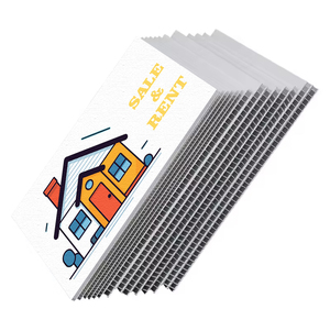Panneau d'affichage en plastique PP hollo imperméable à l'eau personnalisé pour la <span class=keywords><strong>location</strong></span> et la vente de maisons avec piquets en H - Product Image 4