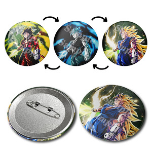 Nuovo Prodotto 2023: Spille 3D con <span class=keywords><strong>Personaggi</strong></span> Anime <span class=keywords><strong>Giapponesi</strong></span>, Distintivi Flip 3D Lenticolari con Effetto Movimento, Spille a Bottone in Latta - Product Image 1