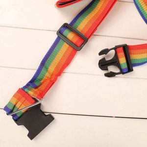 Sangles de bagages aux couleurs vives, ceintures de valise avec boucle à dégagement rapide, sac de voyage réglable, cadeau promotionnel - Product Image 4