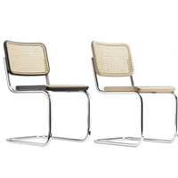 Promotion Chaises de Salle à Manger Modernes Vintage Confortables en Bois de Style Mid-Century Cesca Cannage Rotin pour Restaurants et Hôtels