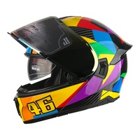 Helm Motor Flip Up LVCOOL LV115 Grosir Pabrik, Bersertifikasi DOT, Bahan ABS+EPS, dengan Pengunci Cepat dan Visor Ganda