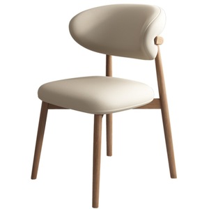 Scandinavian Style Upholstered <b>Dining</b> <b>Chair</b> Solid Wood Frame Modern Design For <b>Dining</b> Room Home Office Restaurant Use - Product Image 5