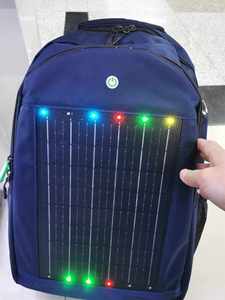 Mochila Solar Impermeable Oxford para Hombre, Estilo Casual de Negocios, Carga Solar, Tendencia 2026, Nueva Llegada, Viaje, Negra y Gris - Product Image 3