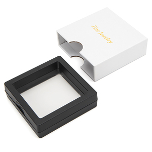 Exhibidor Maternidad de perla cartón mini cremallera pequeño joyero PE película joyero caja de almacenamiento - Product Image 4