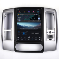 Pantalla Tesla Android 13 8+128G para Dodge RAM 2008-2011, Reproductor Multimedia para Auto de Dos Asientos, GPS, Navegador, Estéreo, Carplay
