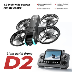 เครื่องบินบังคับวิทยุ DLRC ข้ามพรมแดน D2 ระบบหลบหลีกสิ่งกีดขวาง หน้าจอ 4.3 นิ้ว FPV Racer ระบบ Optical-Flow-Assisted รีโมทคอนโทรล กล้องคู่ - Product Image 4