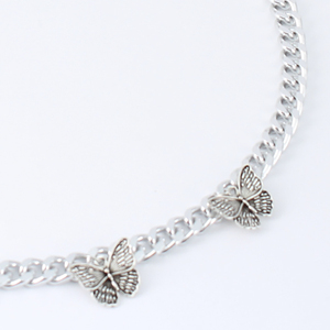 ग्रीष्मकालीन गहने फैशन डिजाइन चांदी की प्लेटेड तितली कमर कमर श्रृंखला समायोज्य कमर श्रृंखला - Product Image 3