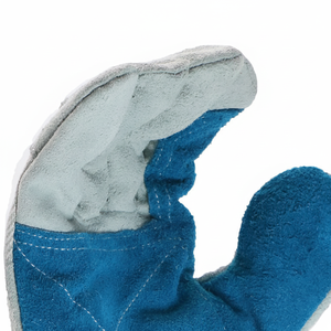 ถุงมือทำงานหนังวัวอุตสาหกรรมถุงมือป้องกันแขนสำหรับงานเชื่อมสวน - Product Image 1