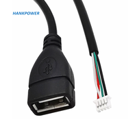 Kabel USB ke 4P MX1.25 4Pin MX1.25 Female ke USB 2.0 Male Dupont 4 Pin Kabel Data