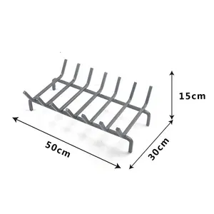 Rectangle Firewood Log Rack Indoor/Outdoor Steady and High-Capacity Can be Used for Both Positive and Negative Purposes