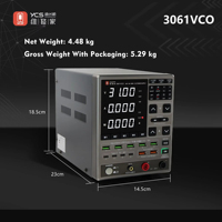 Alimentation de laboratoire CC YCS 3061VCO 30V 6A avec testeur numérique multifonctionnel de tension et de courant, fonction VCO, OCP et protection contre les courts-circuits