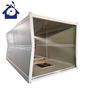 บ้านคอนเทนเนอร์แบบพับได้พร้อมโครงสร้างสำเร็จรูปหลังคาพร้อมฉนวนกันความร้อนที่หรูหราซัพพลายเออร์สำนักงานแบบแยกส่วน - Product Image 2