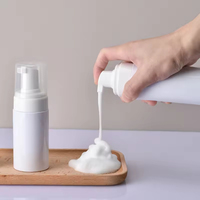 Bouteille de pulvérisation à pompe en mousse vide personnalisée de 100 ml, 120 ml, 150 ml, 200 ml avec impression sérigraphique, couleur personnalisée, bouteille de savon liquide en PET
