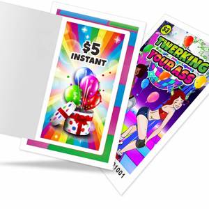Tarjetas de Lotería Desprendibles con Diseño Personalizado, Impresión a Doble Cara, Premio Instantáneo, Fabricante de Tarjetas de Juego - Product Image 1
