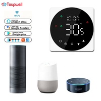 Termostato Inteligente WiFi OEM para Calefacción por Suelo Radiante, Certificado por la UE, Controlador de Temperatura Digital LED para Calefacción Eléctrica de Agua y Caldera de Gas