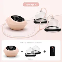 Masseur électrique pour l'amélioration et l'entretien mammaire avec vibrations et aspiration en latex pour usage domestique, pour l'agrandissement et les soins des seins