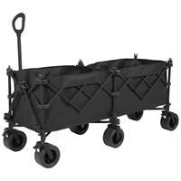 Chariot de pique-nique pliable en gros avec table et pare-soleil, idéal pour le camping et les événements
