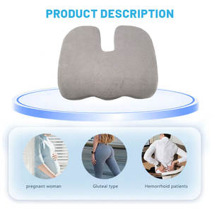 Coussin orthopédique <span class=keywords><strong>antidérapant</strong></span> en mousse à mémoire de forme, pour siège nid d'abeille, 1 pièce, siège, fauteuil - Product Image 5